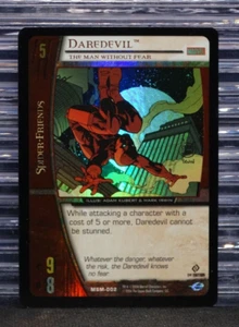 Daredevil 2004 Upper Deck Marvel VS System Holofoil Rare MSM-002 TCG MCU Card - Picture 1 of 3