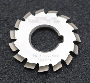 DOLD Zahnformfräser m= 0,7mm No. 7 für Z= 55-134 EGW 20° gear profile cutter - Picture 1 of 8