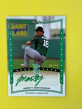 JARRETT MONTGOMERY 2014 Leaf Perfect Game National Showcase AUTO GREEN 5/10