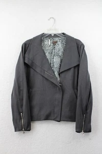 Dana Buchman Womens Gray Full Zip Jacket Size Large - Picture 1 of 8