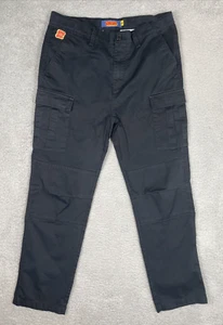 Empyre Cargo Relax Hose Herren Größe 30 schwarz Doppelknie (32x28,5) Skater Grunge - Bild 1 von 10