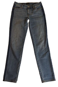 Talbots Womens Jeans Slim Ankle Flawless Sz 4 Two Toned Blue Stretch Denim 28x28 - Picture 1 of 13