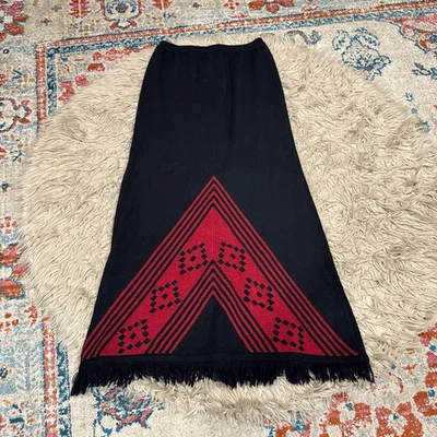 Double D Ranch Lambs Wool Aztec Maxi Skirt size small - Image 1 of 3