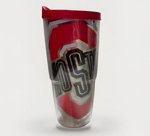 Ohio State Buckeyes Tervis Tumbler | OSU 24 oz Insulated Cup w/Red Lid - Picture 1 of 7