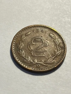México 1941 2 centavos #7946 - Imagen 1 de 2