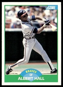 1989 Score Albert Hall Atlanta Braves #74 - Picture 1 of 2
