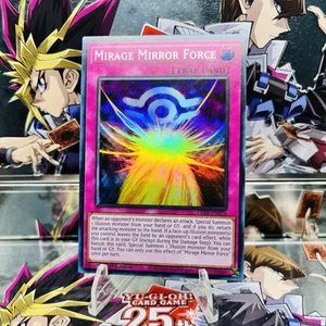Yugioh Mirage Mirror Force LEDE-DE078 Super Rare 1. Auflage Near Mint - Bild 1 von 1