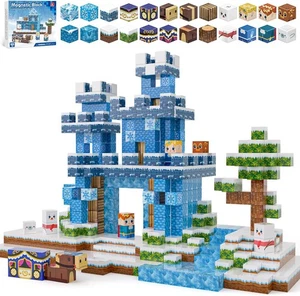 Kryzomat Magnetic Building Blocks 100 PCS for 3+ Ice Toy Set Castle Gift - Picture 1 of 7
