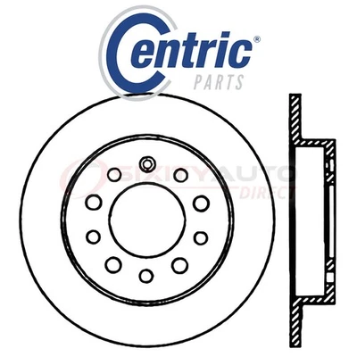 Centric C-TEK Disc Brake Rotor for 2003-2008 Hyundai Tiburon 2.0L 2.7L L4 V6 yn - Изображение 1 из 4