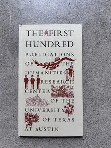 The First Hundred Publications, Humanities Research Center UT Austin, 1971 - Picture 1 of 8