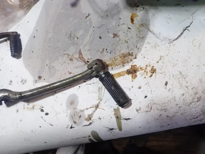 Suzuki TS50 1972 palanca de arranque/pedal/palanca de arranque/motor de pedales #TS50-39201 Foto 1 de 4