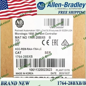 New Sealed 1764-28BXB/B PLC 176428BXB serB AB MicroLogix1500 28 Point Controller - Picture 1 of 8