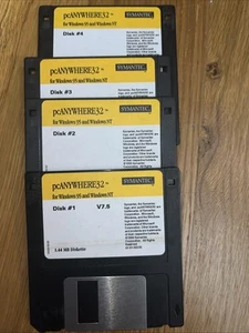 pcANYWHERE32 for Windows 95 and NT V7.5 4 3.5" Floppy Disks - Picture 1 of 1