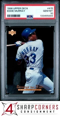 Eddie Murray Hof 1996 cubierta superior #415 PSA 10 Foto 1 de 3