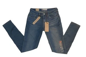 Pantalones de mezclilla Levi's 535 súper ajustados tiro ultra bajo 5M/27 nuevos con etiquetas - Imagen 1 de 9