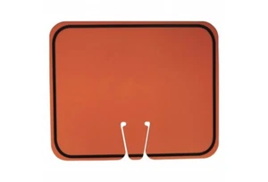 Zoro Select (6 Pack) 03-550-Bl Traffic Cone Sign,12-1/2" L,Abs Plastic - 6 Pack - Picture 1 of 1