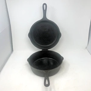 Griswold-Cast Iron #80 Double Skillet-Both 1102 & 1103 (KTCN) - Picture 1 of 16
