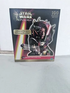 Vintage Star Wars Episode 1 TPM Darth Maul Shaped Puzzle 100 Pieces Sealed NEW! - Picture 1 of 3