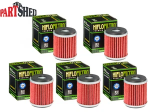 HiFlo Oil Filter HF140 Pack of 5 Yamaha Husqvarna Gas Gas (2009-2025) - Picture 1 of 6