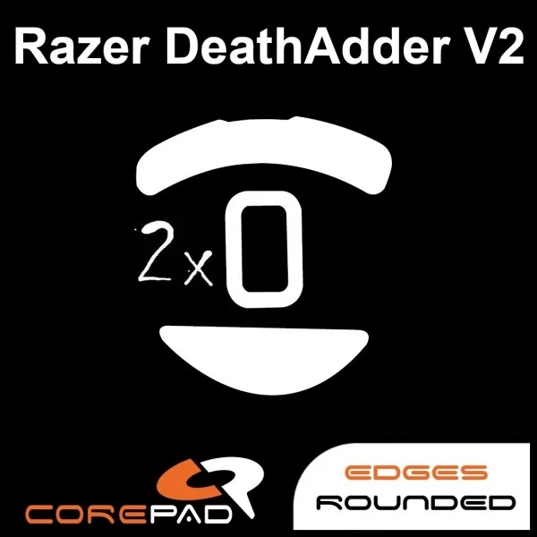 Corepad Skatez Razer Deathadder V2 Remplacement Souris Pieds Patins Téflon - Photo 1/1