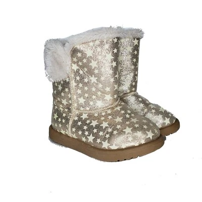Botas Piper Niñas Talla 8 Niño Pequeño Estrella Dorada Invierno Difuso Cálidas  Foto 1 de 4