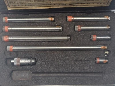 Vintage Starrett No. Micrômetro interno 823 1-1/2"-12" anúncio LS-60A - Imagem 1 de 4