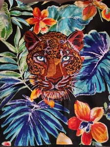 Handgefertigte bestickte Tiger Schultertasche, handgefertigte bestickte Tragetasche - Bild 1 von 5