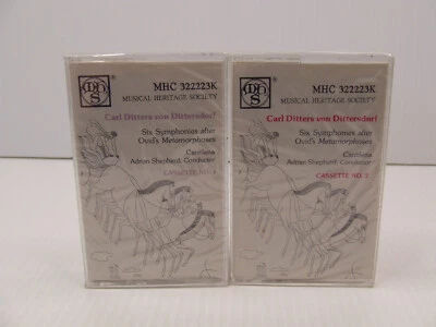 Carl von Dittersdorf - Six Symphonies after Ovid's Metamorphoses (2 Cassettes) - Image 1 of 4