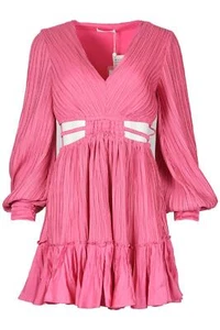 JONATHAN SIMKHAI CUTOUT SATIN MINI DRESS SMALL - Picture 1 of 4
