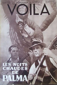  REPORTAGES PHOTOS VOILA 1935 NUITS CHAUDES DE PALMA TIRAILLEURS SENEGALAIS  - Picture 1 of 1
