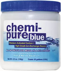 Chemi-Pure Aquarium Filtration Media, 5.5-Ounce, Blue - Picture 1 of 7