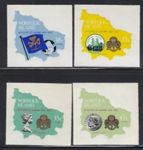 NORFOLK ISLAND 50 Years of Guiding MNH set - Picture 1 of 1
