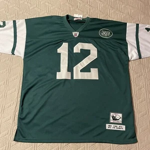 Joe Namath Mitchell & Ness NFL New York Jets 1968 Authentic Throwback Jersey 56 - Picture 1 of 14