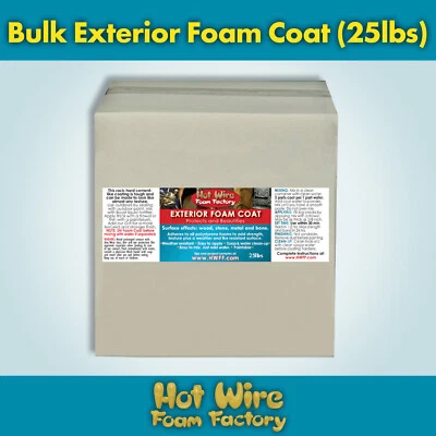 Hot Wire Foam Factory Exterior Foam Hard Coat Styrofoam, EPS, & XPS Finish - Image 1 of 4