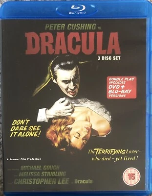 DRACULA (1958) Blu +DVDs: Peter Cushing, Christopher Lee: Restored Hammer Horror - Image 1 of 4