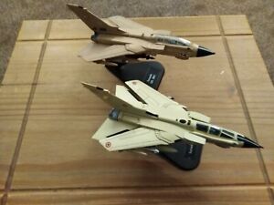 GE Fabbri 1:100 Tornado Pair X2 Joblot RAF & Italian Air Force Diecast Models