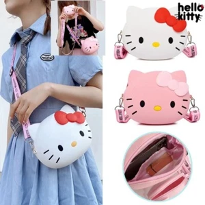 Bolso Bandolera Hello Kitty Niño Adulto Billetero Lindo Cartera - Imagen 1 de 24