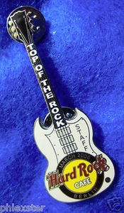 GUITARRA BERLIN MAR 05 STAFF TOP OF THE ROCK SG GIBSON HENDRIX Hard Rock Café PIN - Imagen 1 de 1
