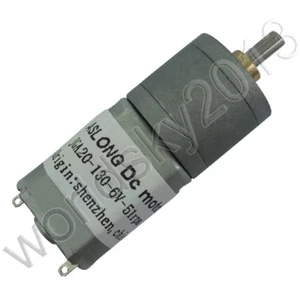 JGA20-130 DC6V 12V 15-240 RPM caja de cambios turbo de metal completo motor de engranajes de reducción - Imagen 1 de 5