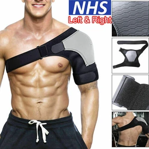 Neoprene Shoulder Dislocation Injury Arthritis Joint Pain Support Strap Brace - Picture 1 of 9