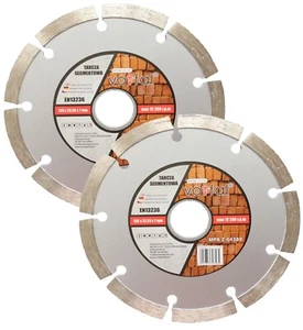 2x Diamanttrennscheibe 125 Beton Granit Steingut Diamant Trennscheibe 125 mm - Bild 1 von 6
