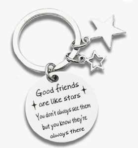 Besties Keychain Gift – Valentine, Birthday, Christmas for Friends/Siblings - Picture 1 of 5