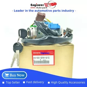 OEM Ignition Lock Cylinder For 94-97 Honda Accord 1997 Acura CL 35100-SV4-A12 - Picture 1 of 13