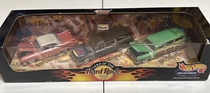 1998 HOT WHEELS COLLECTIBLES HARD ROCK CAFE CADILLAC 3 CARS Cool Classics 20977 - Picture 1 of 9