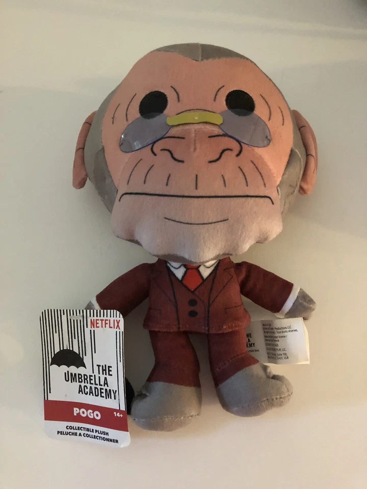 NETFLIX THE UMBRELLA ACADEMY - POGO - 8" PLUSH - NEW WITH TAG - Image 1 of 4