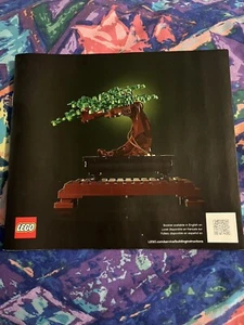Lego Bonsai Baum 10281 Anleitung - NUR Anleitung.  KEINE STEINE ODER TEILE. - Bild 1 von 2