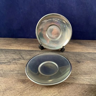 Juego de 2 platillos de aluminio IKEA para tazas ~ 16784 Foto 1 de 4