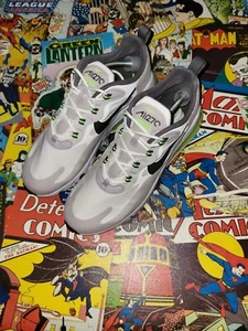 *Nike Air Max 270 React Blanco Gris Eléctrico Verde Reino Unido 9 EE. UU. 10 UE 44 En muy buena condición* - Imagen 1 de 11
