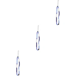 Phone Beaded Rope Mobile Phone Chains Phone Lanyard Beaded Phone Chain - Zdjęcie 1 z 12
