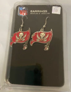 Tampa Bay Buccaneers NFL Dangle Earring Logo WinCraft - Picture 1 of 1